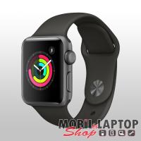 Apple Watch S3 38mm asztroszürke alumíniumtok, fekete sportszíjjal