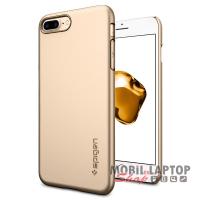 Kemény hátlap Apple iPhone 7 Plus / 8 Plus 5,5" Thin Fit Spigen SGP arany