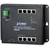 PLANET WGS-4215-8P2S fali 8port GbE LAN 2xSFP menedzselhető ipari PoE switch