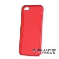 Szilikon tok Apple iPhone 5 / 5S / SE matt piros