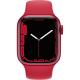 Apple Watch S7 Cellular (41mm) (PRODUCT)RED piros alumínium tok, (PRODUCT)RED piros szilikon sportsz